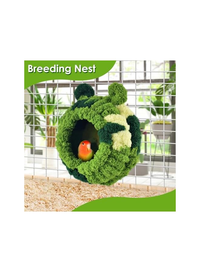 Bird Nest, Parrot Breeding House Conure Snuggle Hut for Budgie, Parakeet, Cockatiel, Conure, Lovebird, Canary, Finch, Hamster, Small Pets - Image 5